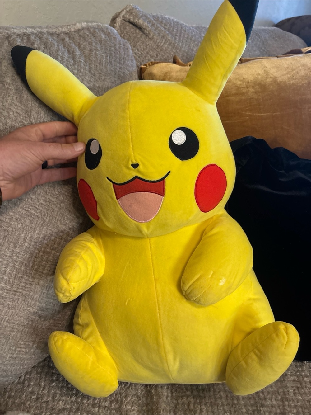 Pokémon Pikachu 24” Jumbo Plush Jazwares PKW0076 Yellow Stuffed Animal 2022
